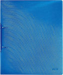 Herlitz Clipboard with 2 Rings 3/32 for Paper A4 Blue 2-Ring Binder 1pcs 101594