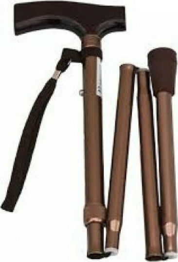 Alfa Care Μπαστούνι Βάδισης Καφέ AC-843