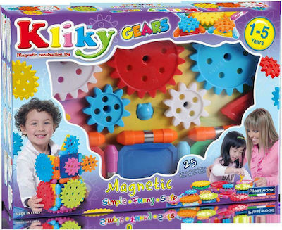 Plastwood Magnetic Construction Toy Μαγνητικές Kliky Kid 1++ years