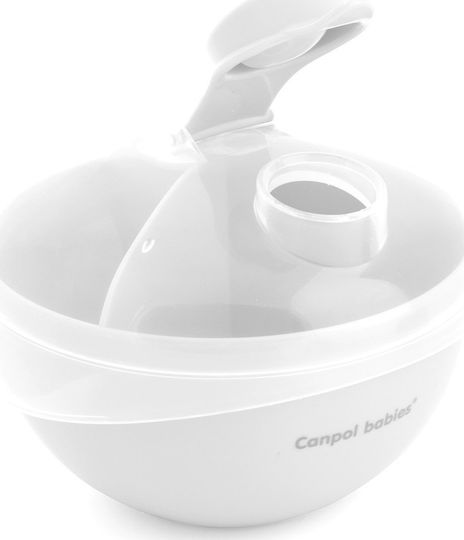 Canpol Babies Milchpulverdosierer für 3 Portionen Essen Weißs 1Stück