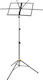 Hercules BS050B Αναλόγιο Μουσικής Ύψους 53-120cm Μαύρο με Τσάντα Μεταφοράς