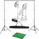 vidaXL Kit Fotobeleuchtungsset