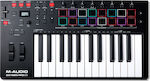 M-Audio Midi Keyboard Oxygen PRO 25 με 25 Πλήκτρα σε Μαύρο Χρώμα