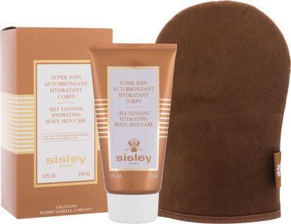 Sisley Paris Tanning Hydrating Body Skin Care & Applicator Mitt Self Tanning Κρέμα Σώματος 150ml
