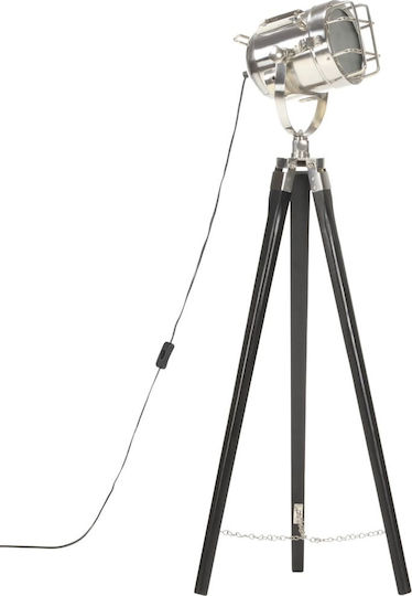 vidaXL Vintage Lampa de podea Î97xL24cm. cu Soclu pentru Bec E27 Negru