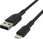 Belkin USB-A zu Lightning Kabel Schwarz 0.15m (CAA001BT0MBK)