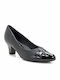 Piccadilly Pumps mit Chunky mittelhohem Absatz Schwarz