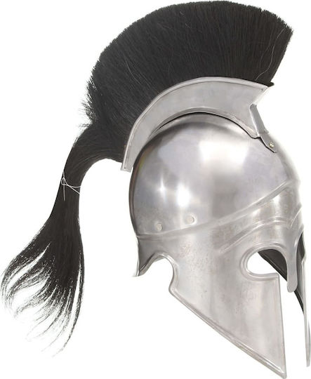 De carnaval Cască Argintie din Metal 1buc