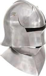 Silver Knight Helmet
