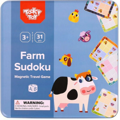 Tooky Toys Board Game Sudoku Φάρμα for 1 Player 3+ Years TL631 (EL)