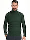 Splendid Men's Long Sleeve Sweater Turtleneck Green