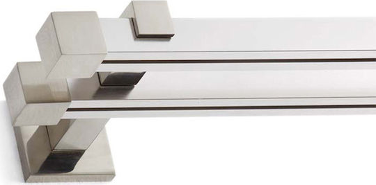 Anartisi Madison Zwei-Wege Vorhangschiene Nickel Satinet 160εκ. Anartisi Madison Zwei-Wege Vorhangschiene Nickel Satinet 160εκ.