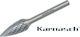 Karnasch Φρέζα Καρβιδίου για Μέταλλο 12mm x 25mm