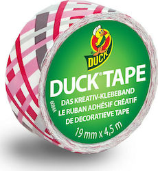 Duck Washi Tape 19mm x 4.5m Ducklings Mini Rolls Pretty Plaid