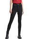 Funky Buddha High Waisted Women Jean Slim Fit Black