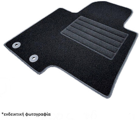Cik Set of Front and Rear Mats 4pcs for Kia e-Niro 2019+ Black