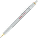 Rotring 800 Mechanical Pencil for Drawing Metallic Silver