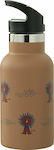 Fresk Kinder Trinkflasche Thermos Rostfreier Stahl Braun 350ml