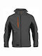 Herock Trystan Waterproof Softshell Work Jacket with Detachable Hood Black 052134