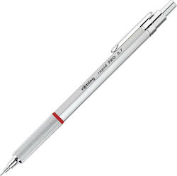 Rotring Rapid Pro 0.7mm με Γόμα Κατάλληλο για Σχέδιο Ασημί