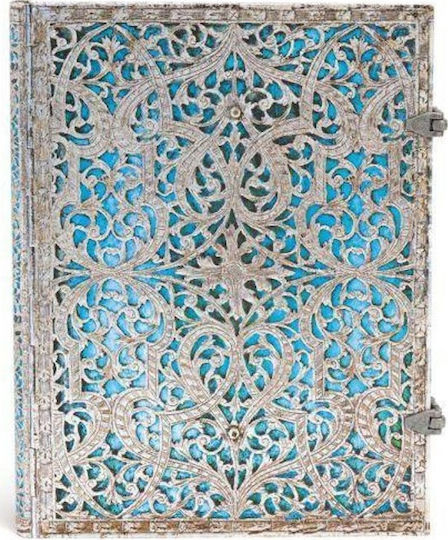 Paperblanks Maya Blue Notebook Block Ruled Blue