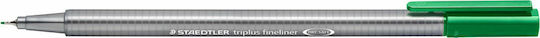 Staedtler Triplus Fineliner 334 Μαρκαδόρος Σχεδίου Πράσινος 0.3mm