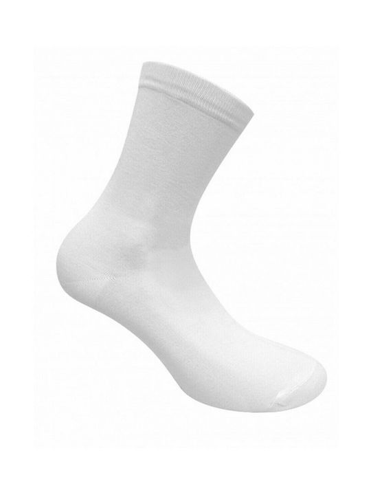 Walk Γυναικείες Μονόχρωμες Κάλτσες Λευκές