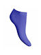 Walk Damen Einfarbige Socken Blau 1Pack