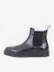 Leather Women's Ankle Boots Black