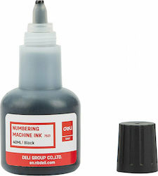 Deli Liquid Ink for Ink Pad Black 231. Μελάνι Αριθμητήρα 40ml