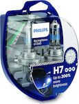 Philips Λάμπες Αυτοκινήτου Racing Vision GT200 H7 Αλογόνου 3600K Θερμό Λευκό 12V 55W 2τμχ