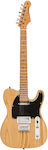 Stagg Set Plus Ηλεκτρική Κιθάρα 6 Χορδών με Ταστιέρα Maple και Σχήμα T Style Natural