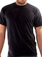 Apple Boxer Men's Short Sleeve Undershirt Black