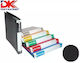 Data King Clipboard Flexible with 80 plastic sleeves Slides for Paper A4 Black 1pcs