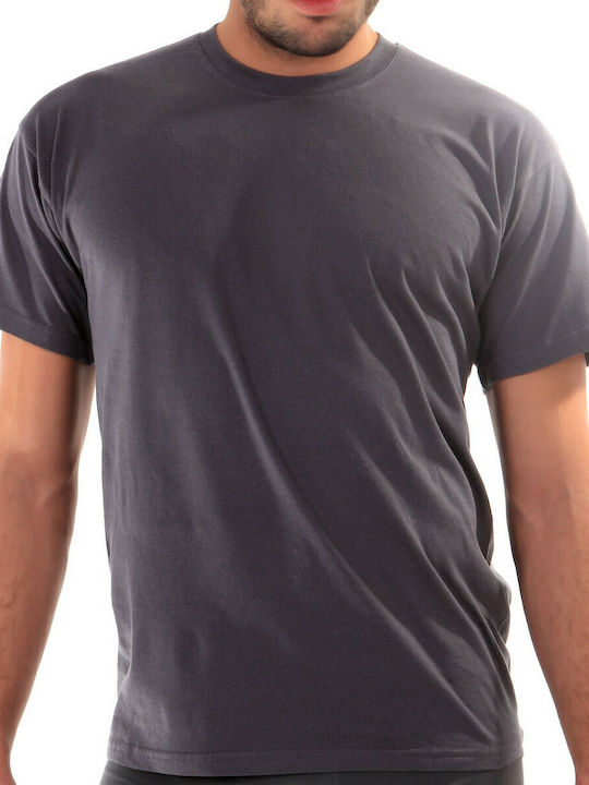 Apple Boxer 0415400 Men's Short Sleeve Undershirt Gray