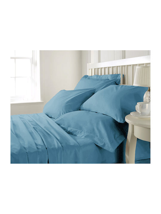 Anna Riska Prestige 5 Tagesdecke Einzelbett Baumwolle Lake Blue 160x240cm