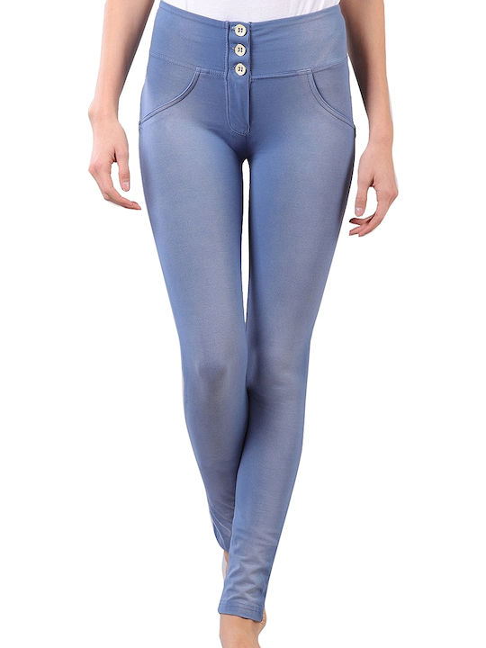 Freddy Wr.Up Mid Rise Skinny Damen Stoff Hose P...