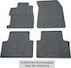 Cik Set of Front and Rear Mats 4pcs for Peugeot Rifter Opel Combo Citroen Berlingo Black