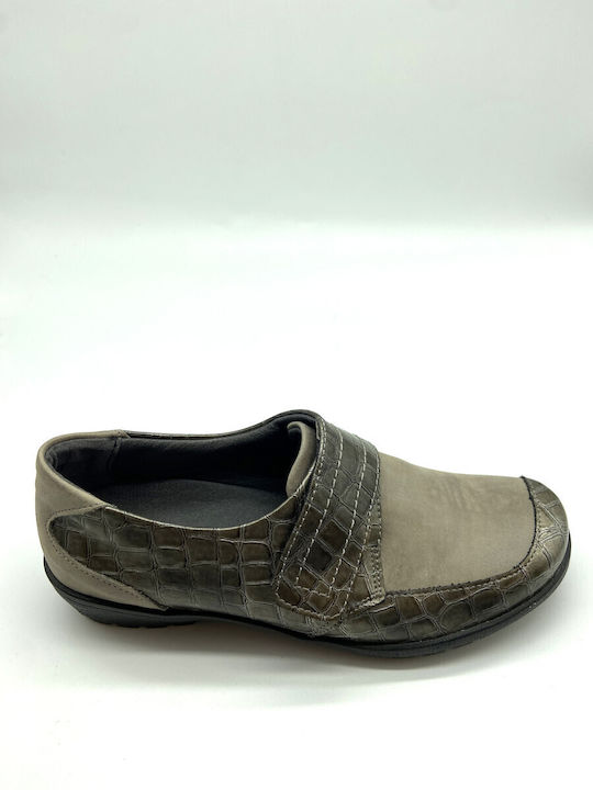 Suave Women's Moccasins in Gray Color