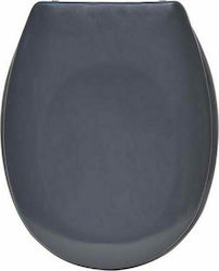 Toilet Seat Plastic 45.6x37.2cm Gray
