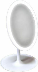 Aria Trade Lighted Tabletop Makeup Mirror White