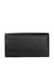 Large Leather Women's Wallet with RFID Black
