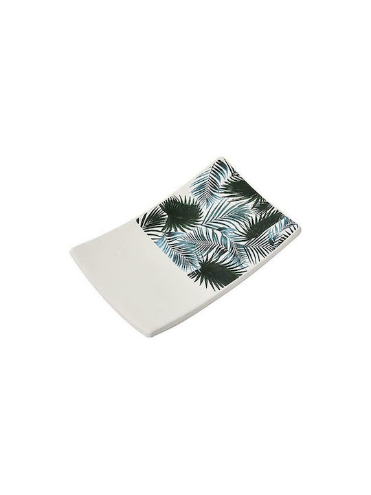 Evideco Tropicale Ceramic Soap Dish Countertop Multicolour