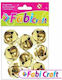 Fabi Metallic Decorative Bell for DIY Crafts Gold 8pcs