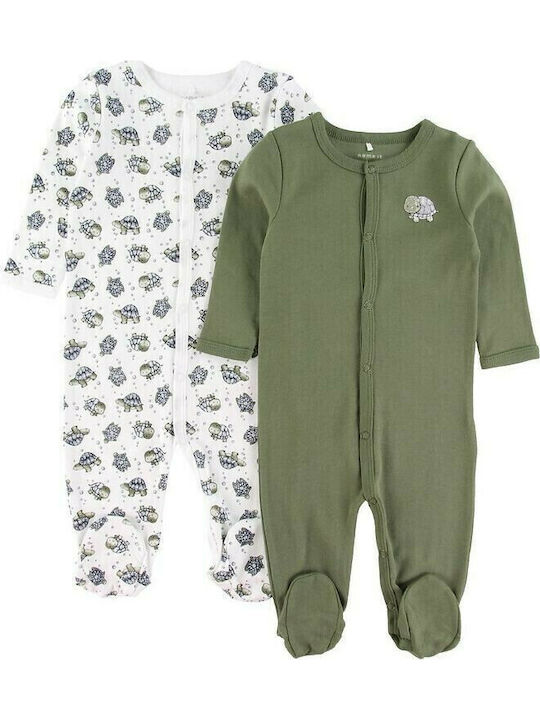 Name It Set Body pentru Bebeluși Mânecă lungă Multicolor 2buc
