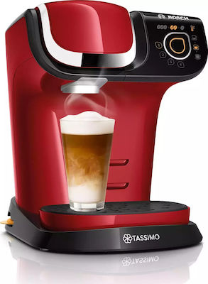 Bosch My Way 2 Καφετιέρα για Κάψουλες Tassimo Πίεσης 3.3bar Red