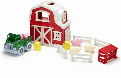 Green Toys Miniatur-Spielzeug Farm Playset für 2+ Jahre (Verschiedene Designs/Sortimente von Designs) 1 Stk PFRM-1158