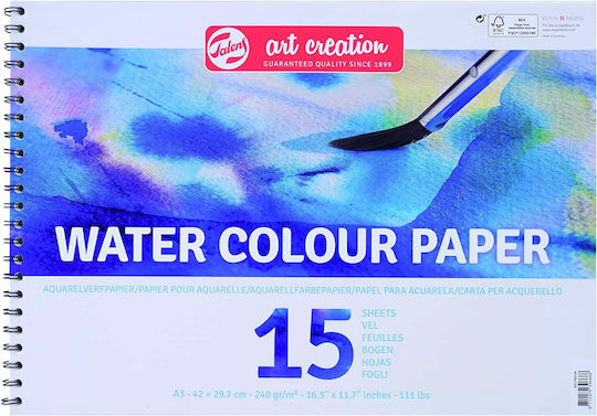 Royal Talens Watercolour Pad Water Colour Art Creation Watercolour Pad A3 29.7x42cm 15 Sheets