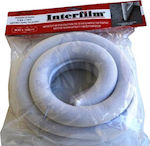 Interfilm Αφρώδες Διπλό Αεροστόπ Πόρτας / Παραθύρου σε Λευκό Χρώμα 1mx30cm