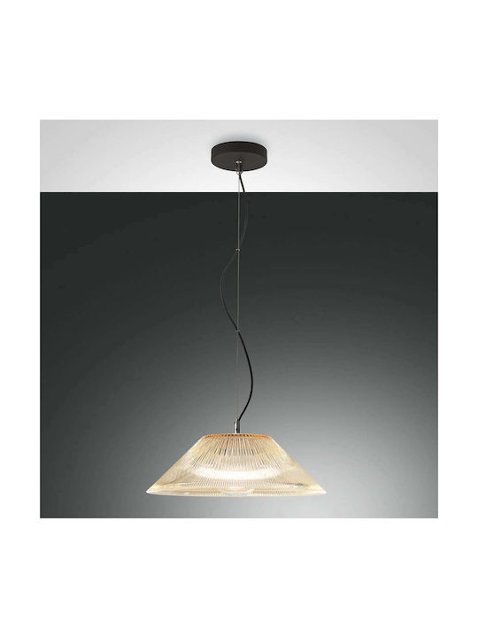 Fabas Luce Salento Pendant Light Single-Light for Socket E27 Honey